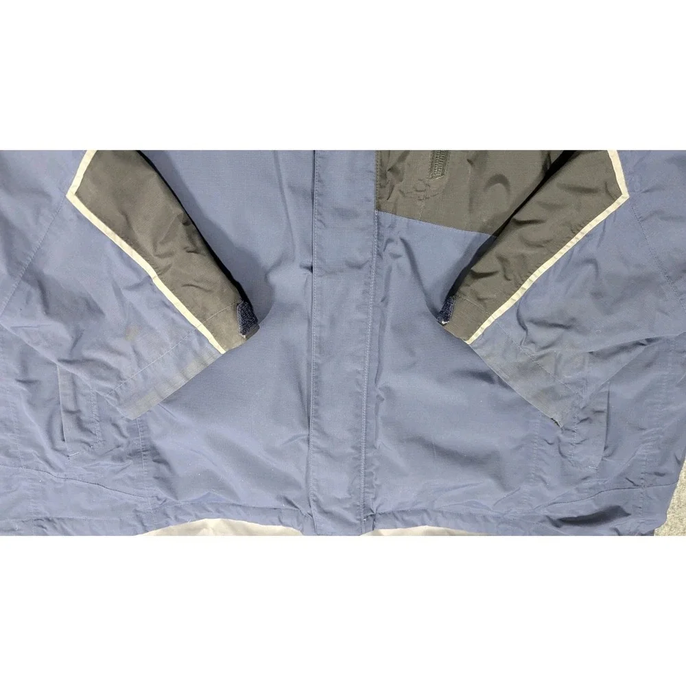 North Face Jacket Men's‎ 2XL Blue Hyvent Abul Raincoat Outdoors Hiking TB5M TN5M